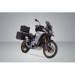 ZESTAW BAGAŻOWY ADVENTURE SW-MOTECH BMW F 850 GS ADV (20-)INOX RACKS BLACK