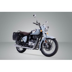 ZESTAW KUFRÓW BOCZNYCH LEGEND GEAR I STELAŻY EDITION SW-MOTECH ROYAL ENFIELD CLASSIC 350 (22-) BLACK