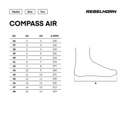 BUTY REBELHORN COMPASS AIR BLACK 36