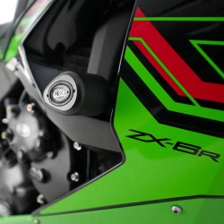 CRASHPADY AERO RG RACING AERO STYLE (NON-DRILL) FOR KAWASAKI ZX6-R '24-