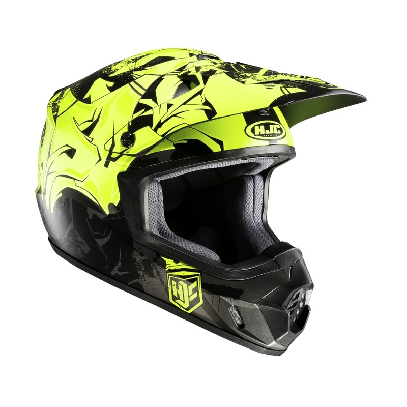 KASK HJC CS-MX II GRAFFED BLACK/YELLOW 