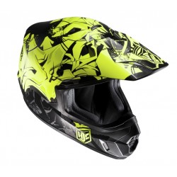 KASK HJC CS-MX II GRAFFED BLACK/YELLOW 