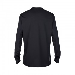 KOSZULKA ROWEROWA Z DŁUGIM RĘKAWEM FOX DEFEND BLACK  ENDURO CROSS