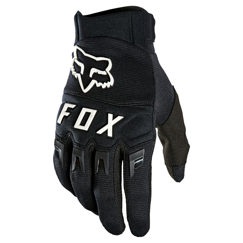 RĘKAWICE FOX DIRTPAW-BLACK BLACK/WHITE  ENDURO CROSS