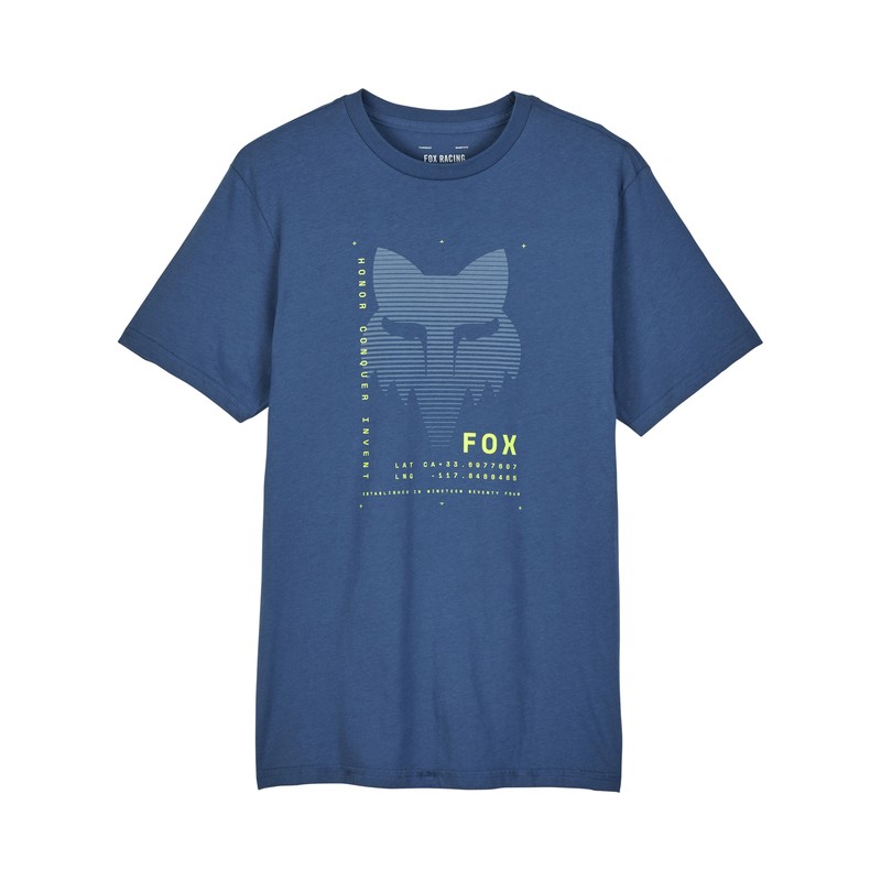 T-SHIRT FOX DISPUTE PREM SS TEE INDIGO  ENDURO CROSS
