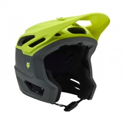 KASK ROWEROWY FOX DROPFRAME PRO RUNN CE FLUORESCENT YELLOW  ENDURO CROSS