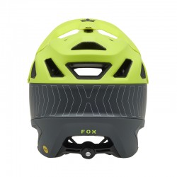 KASK ROWEROWY FOX DROPFRAME PRO RUNN CE FLUORESCENT YELLOW  ENDURO CROSS