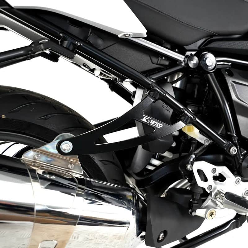 MOCOWANIE WYDECHU I ZAŚLEPKA PODNÓŻKA, BMW R1250 R/RS19-, BLACK