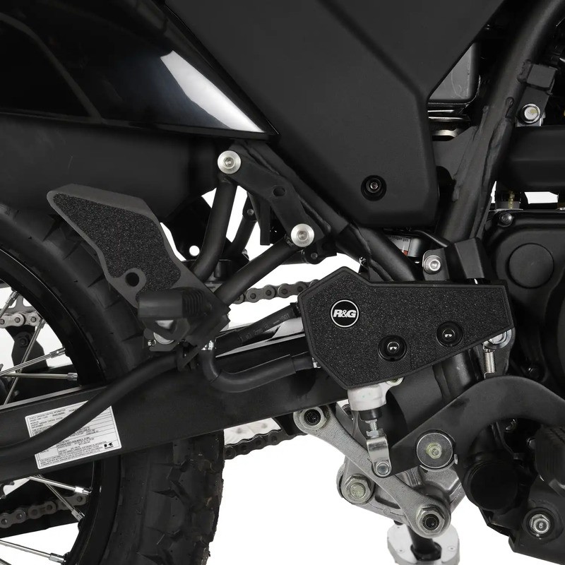 OSŁONA WAHACZA RG RACING, 4 CZĘŚCI KAWASAKI KLR650 22- BOOT GUARD BLACK