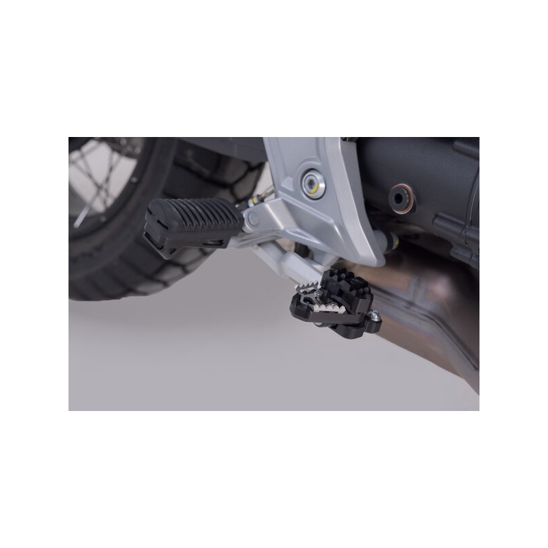 PRZEDŁUŻENIE PEDAŁU HAMULCA SW-MOTECH MOTO GUZZI V85 TT BLACK/SILVER