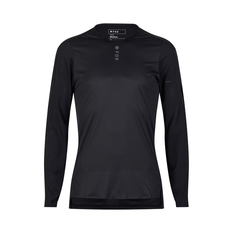 KOSZULKA ROWEROWA Z DŁUGIM RĘKAWEM FOX FLEXAIR PRO BLACK  ENDURO CROSS