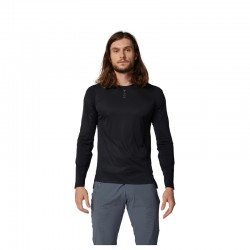 KOSZULKA ROWEROWA Z DŁUGIM RĘKAWEM FOX FLEXAIR PRO BLACK  ENDURO CROSS