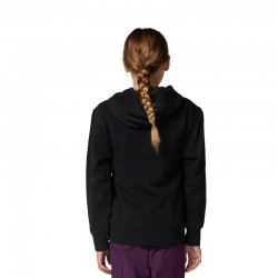 BLUZA Z KAPTUREM FOX JUNIOR SCANS BLACK  ENDURO CROSS