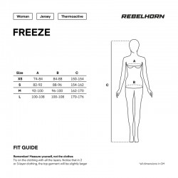 KOSZULKA TERMOAKTYWNA Z DŁUGIM RĘKAWEM REBELHORN FREEZE II LADY CAMO 