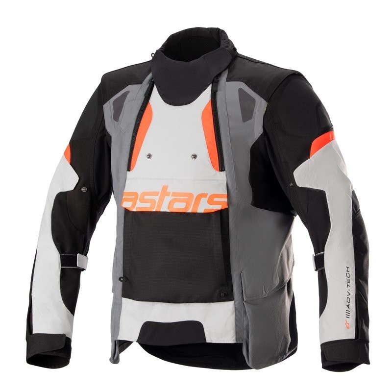 KURTKA TEKSTYLNA ALPINESTARS HALO DRYSTAR DARK GREY ICE GREY BLACK KURTKA TEKSTYLNA ALPINESTARS HALO DRYSTAR DARK GREY ICE GREY BLACK
