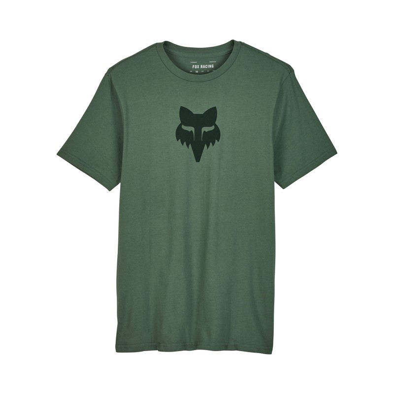 T-SHIRT FOX HEAD SS PREM TEE HUNTER GREEN  ENDURO CROSS