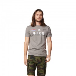 T-SHIRT FOX X HONDA PREM SS TEE HEATHER GRAPHITE  ENDURO CROSS