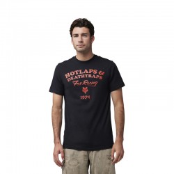 T-SHIRT FOX HOTLAPS PREM TEE BLACK  ENDURO CROSS