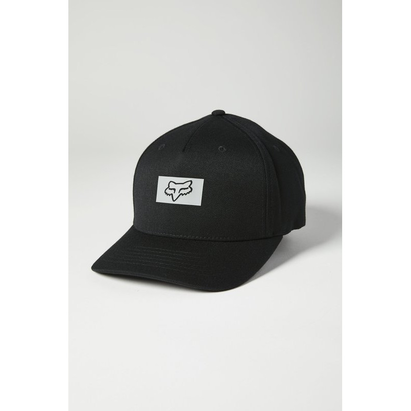 CZAPKA Z DASZKIEM FOX STANDARD FLEXFIT BLACK  ENDURO CROSS