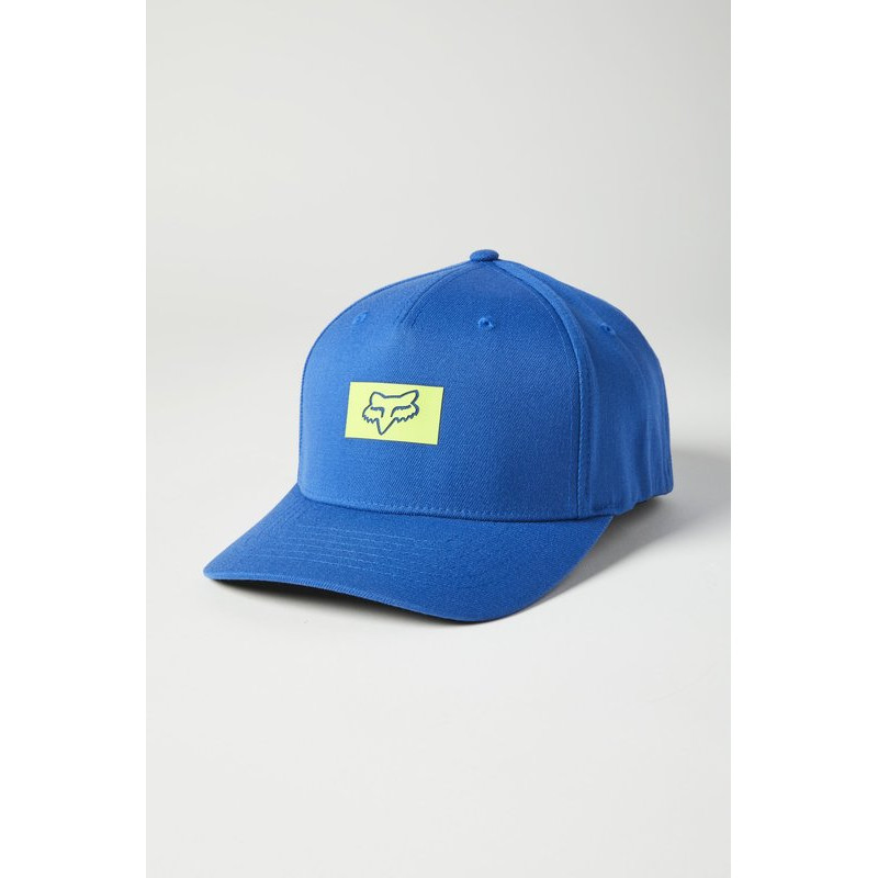 CZAPKA Z DASZKIEM FOX STANDARD FLEXFIT ROYAL BLUE  ENDURO CROSS