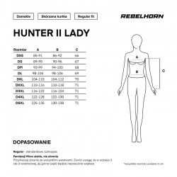 KURTKA SKÓRZANA REBELHORN HUNTER II LADY VINTAGE BROWN 