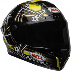 KASK BELL STAR DLX MIPS ISLE OF MAN BLACK/YELLOW 