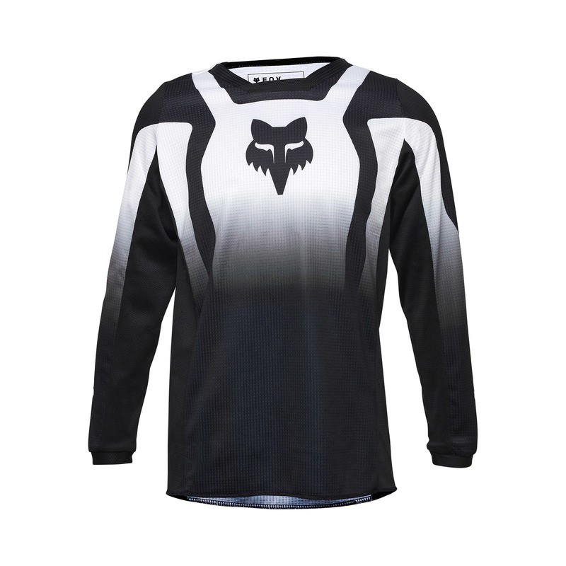 BLUZA FOX JUNIOR 180 LEAN BLACK/WHITE  ENDURO CROSS