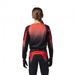 BLUZA FOX JUNIOR 180 LEAN FLUORESCENT RED  ENDURO CROSS