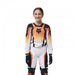 BLUZA FOX JUNIOR 180 LEAN FLUORESCENT ORANGE  ENDURO CROSS