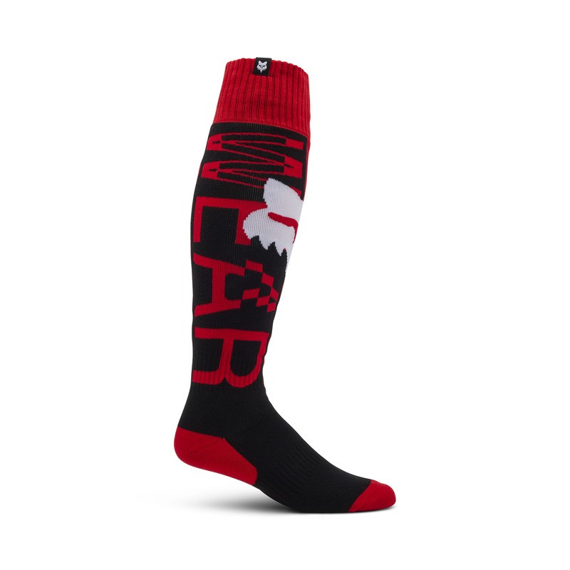 SKARPETY FOX JUNIOR 180 RACE SPEC SOCKFLUORESCENT RED  ENDURO CROSS