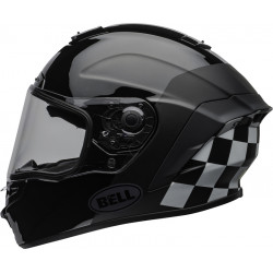 KASK BELL STAR DLX MIPS LUX CHECKERS MATTE/GLOSS BLACK/WHITE 