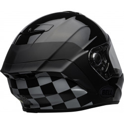 KASK BELL STAR DLX MIPS LUX CHECKERS MATTE/GLOSS BLACK/WHITE 