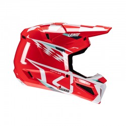 KASK Z GOGLAMI LEATT KIT MOTO 3.5 V25 RED (53-54CM) 