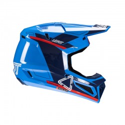 KASK Z GOGLAMI LEATT KIT MOTO 3.5 V25 ROYAL (53-54CM) 