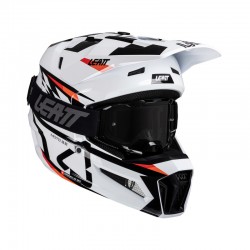 KASK Z GOGLAMI LEATT KIT MOTO 3.5 V25 WHITE (53-54CM) 