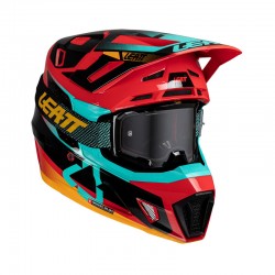 KASK Z GOGLAMI LEATT KIT MOTO 7.5 V25 RED (53-54CM) 