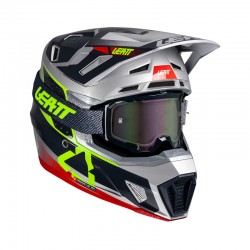 KASK Z GOGLAMI LEATT KIT MOTO 7.5 V25 STEEL (53-54CM) 