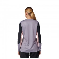 KOSZULKA ROWEROWA Z DŁUGIM RĘKAWEM FOX LADY DEFEND STONE  ENDURO CROSS