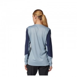 KOSZULKA ROWEROWA Z DŁUGIM RĘKAWEM FOX LADY DEFEND TAUNT GUNMETAL  ENDURO CROSS