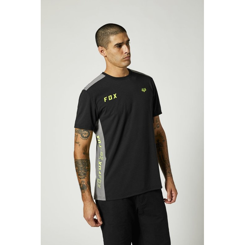 T-SHIRT FOX STARTER BLACK  ENDURO CROSS