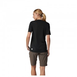 KOSZULKA ROWEROWA FOX LADY RANGER WORDMARK BLACK  ENDURO CROSS