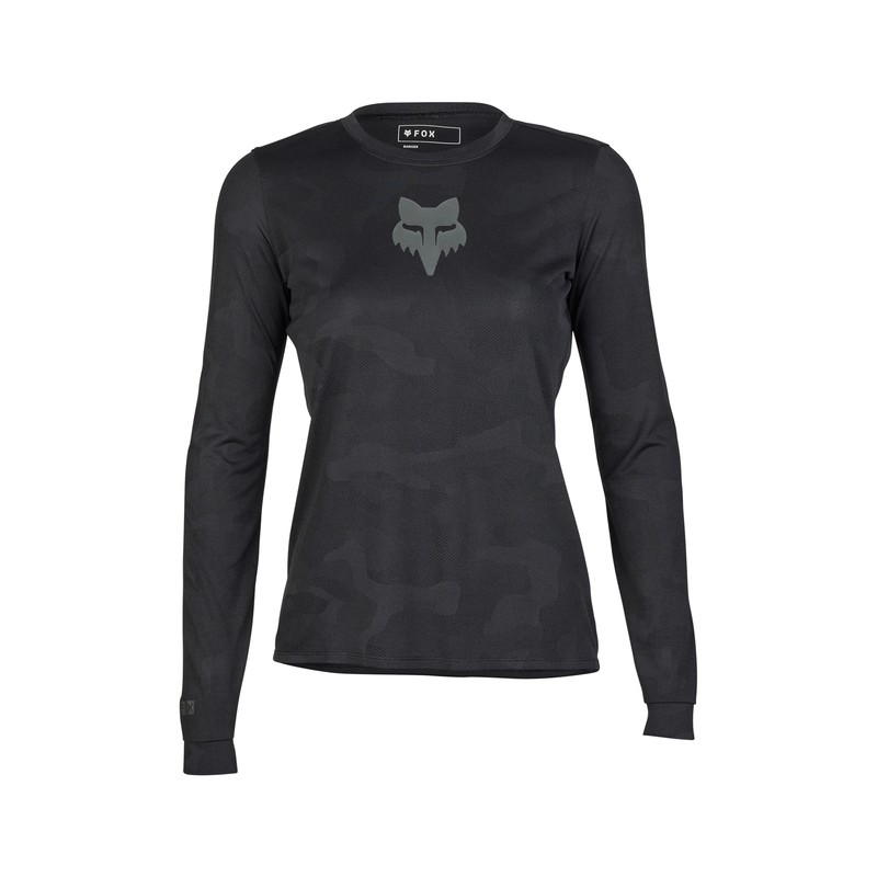 KOSZULKA ROWEROWA Z DŁUGIM RĘKAWEM FOX LADY RANGER TRU DRI BLACK  ENDURO CROSS