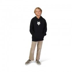 BLUZA Z KAPTUREM FOX JUNIOR LEGACY BLACK  ENDURO CROSS