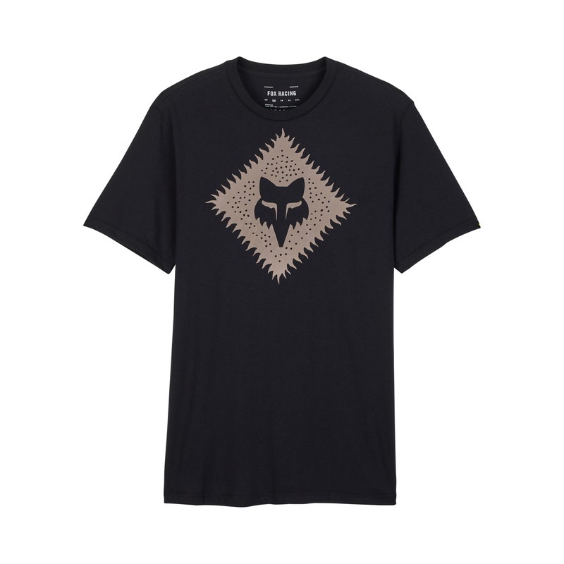 T-SHIRT FOX LEO PREM SS TEE BLACK  ENDURO CROSS