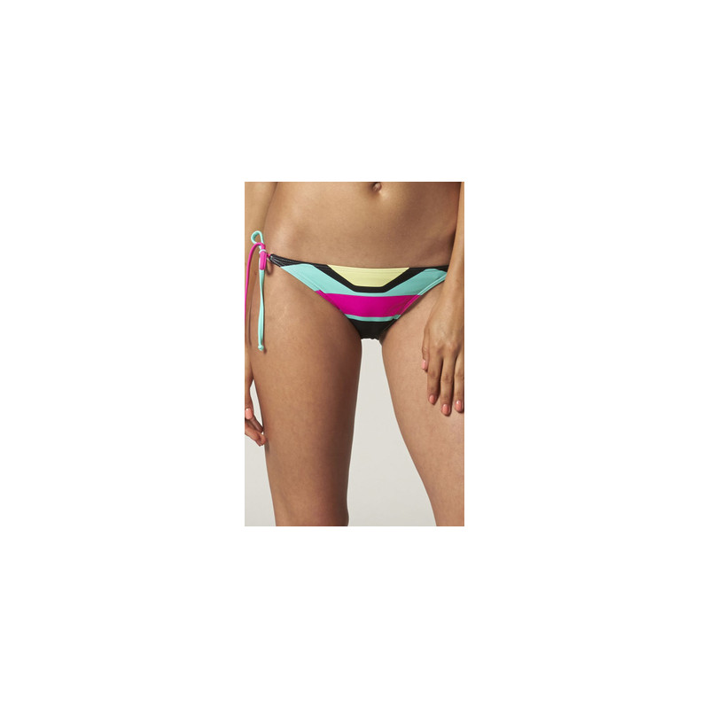 STRÓJ KĄPIELOWY DÓŁ FOX STEREO SIDE TIE FUCHSIA  ENDURO CROSS