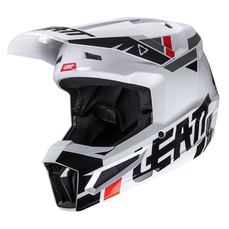 KASK LEATT MOTO 2.5 V25 WHITE (53-54CM) 