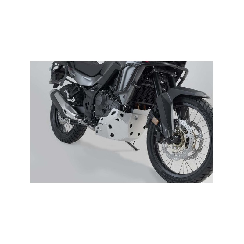 OSŁONA SILNIKA, PŁYTA POD SILNIK HONDA XL750 TRANSALP (22-)  SILVER