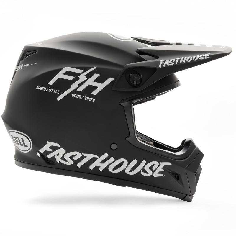 KASK BELL MX-9 MIPS FASTHOUSE PROSPECT MATTE BLACK/WHITE 