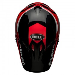 KASK BELL MX-9 MIPS SEVEN PHASER MATTE RED/BLACK 
