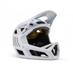 KASK ROWEROWY FOX JUNIOR PROFRAME NACE WHITE  ENDURO CROSS